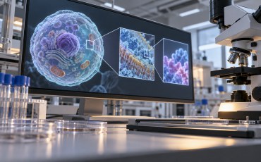 细胞过程三维动画怎样说明示意尺度