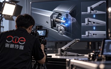 折叠机构产品三维动画如何展示锁止过程