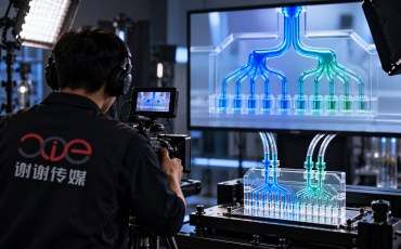 微流道产品动画怎样表现液体分配