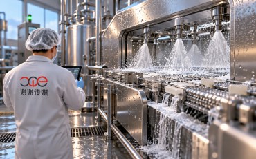 食品加工设备动画如何处理清洗状态