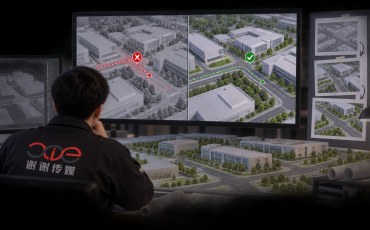 园区三维动画道路关系总被看错怎么办
