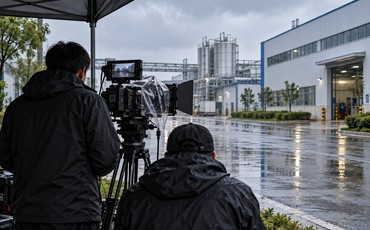 企业宣传片遇到连续阴雨怎样安排厂区外景